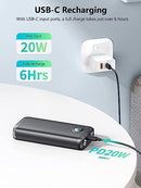 Power Bank 30000mAh, Fast Charging SCP 22.5W/ PD 30W Portable Phone Charger with 3 USB Ports, USB-C Input/Output Battery Pack, LED Digital Display, Flashlight Torch for iPhone/Samsung/Camping