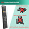 Universal TV Remote Control Replacement for Samsung-LG-Sony,Philips,Hisense,TCL,Insiginia,Toshiba,Emerson,Vizio,Roku Smart TVs and More Brand, Remote Simple Setup 3 Device(TVs/Streaming Players/Audio)