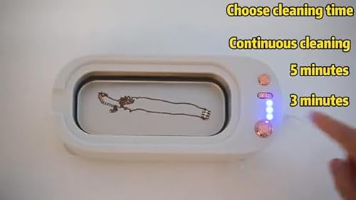 Glasses Jewelry Cleaner Ultrasonic Machine - Portable Professional Ultrasonic Cleaner for Cleaning Jewelry Eyeglasses Watches Shaver Heads.