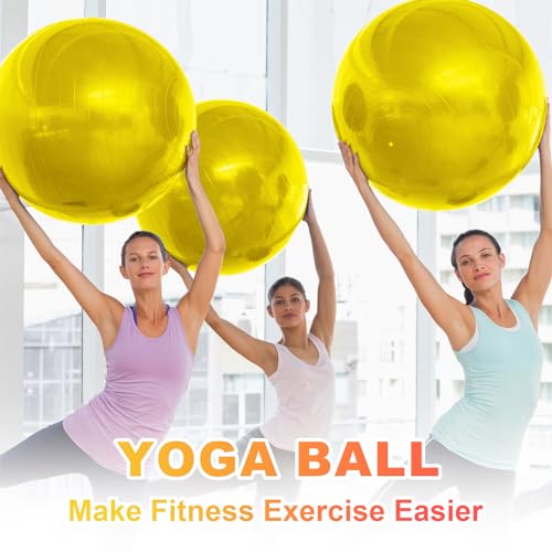 Yoga Ball Exercise Ball - Anti-Slip and Anti-Burst Workout Ball, Birthing  Ball Fitness Ball with Quick Pump, Balance Ball Chair for Stability
