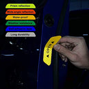 4PCS/Set Car Door Stickers Universal Safety Warning Mark Open High Reflective Tape - Bike Helmet Sticker - Car Motorcycle Accessories Exterior - Night Visibility Safety Sign Tape (Yellow)