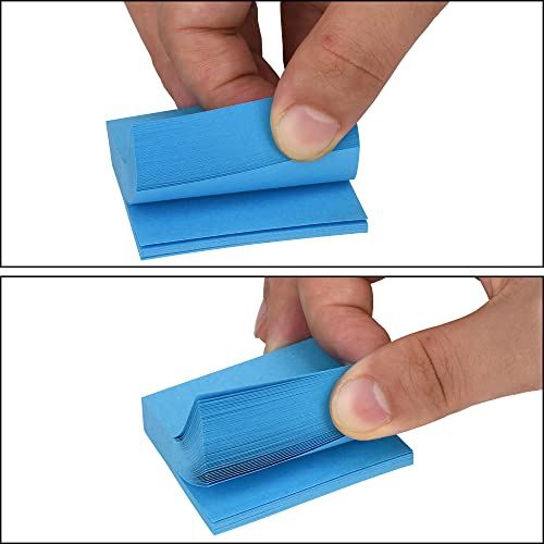 ZCZN 38 x 51 mm Sticky Notes, 6 Neon Color Self-Stick Memo Note Pads, 100 Sheets/Pad, Small Size, 12 Pads