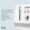 Morphy Richards Illumination Bread Toaster 4 Slice Electric 2 Wide Slots White