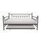 DHP Manila Queen Metal Full Size Trundle, Bronze Daybed