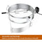 onlyfire Stainless Steel Pizza Ring Kit with Rotisserie,pizza stone&shovel,Multifunctional BBQ Kit,for Roasting Chicken&Cooking Pizza,fits Most 57CM Charcoal Kettle Grills