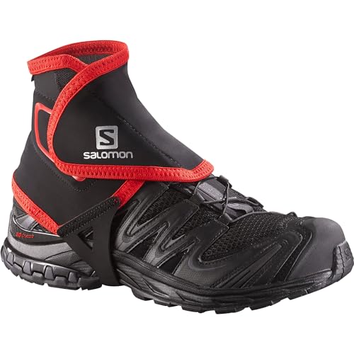 Salomon High Trail Gaiters, Black, Medium, Size 7.5-9