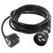 5m Piggyback Extension Cord 240V Power Lead Cable AU 3-Pin Black