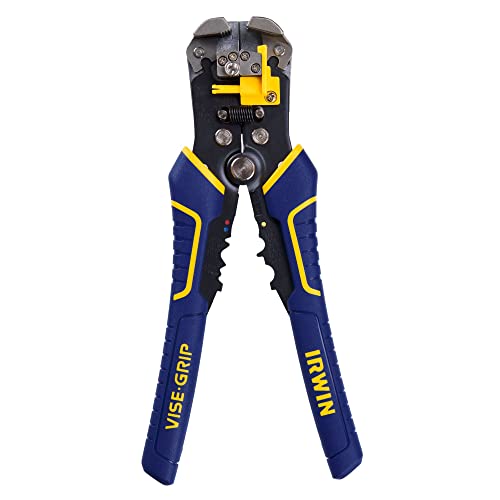 IRWIN VISE-GRIP Self-Adjusting Wire Stripper, 8", 2078300