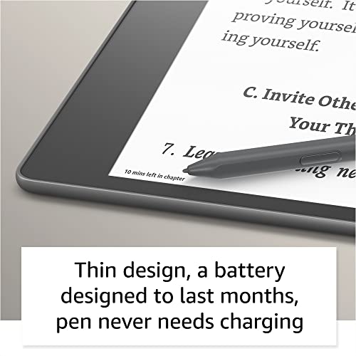 Kindle Scribe (16 GB), the first Kindle and digital notebook, all in one, 2x larger display than Kindle Paperwhite, includes Basic Pen
