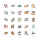 50/100PCS Cute Kawaii Cat Stickers Aesthetic Laptop Phone Water Bottle Waterproof Graffiti Decal Sticker Packs Kid Toy