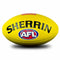 Sherrin AFL Replica Training Football, Yellow, Size 5