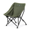 Naturehike Camping Chair, Free-Installation Upgraded Folding Portable Chair, Max Weight 120kg Widen and Enlarged Moon Chair for Outdoor Camping Fishing Picnic (Green)