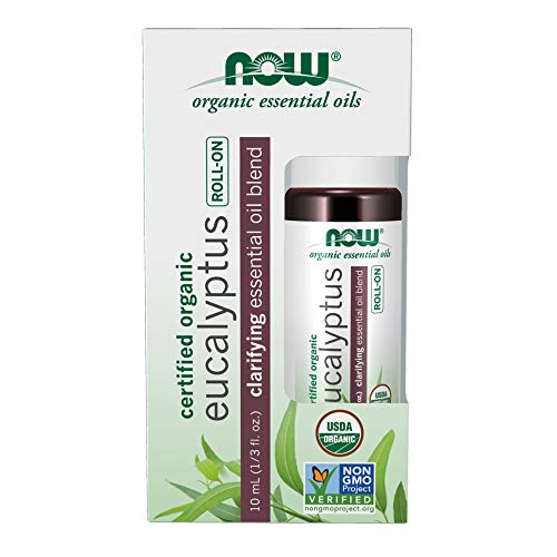 NOW Foods Essential oils, eucalyptus roll-on, 0.33 Fl Oz