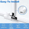 ZhiYo Cord Cover Wall Kit, 94.5in Cord Hider Wall Mounted TV, Wire Covers for Cords, Paintable Wire Hiders for TV On Wall, TV Cable Hider Wall Kit, Wall Cord Concealer, 6 x L15.7in W0.98 H0.5in, White