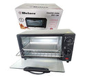 Belaco Mini 9L Toaster Oven Tabletop Cooking Baking Portable Oven 650w 100-250° Stainless Steel Heating Tube incl. Baking Tray & Wire Rack