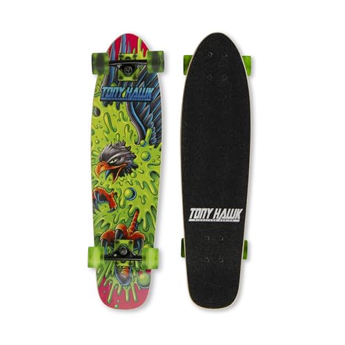 Tony Hawk 31" Complete Cruiser Skateboard - Slime Hawk Graphic Longboard