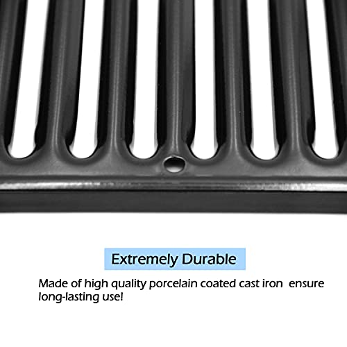 VICOOL 14.75" Porcelain Enameled Grill Grid Grates for Weber Genesis Silver A, Spirit 500, Spirit E/S 200 & 210, 7523 7521 7522 65904 65905 hyG752C