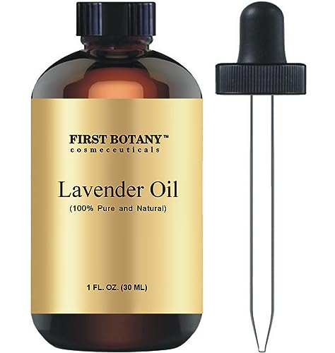 100% Pure Bulgarian Lavender Essential Oil - Premium Lavender Oil for Aromatherapy, Massage, Topical & Household Uses - 1 fl oz (Lavender)