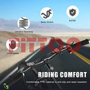 FITTOO Bike Bicycle Grips, Hand Grip, Mountain Bike Handle Bar Grip, Double Lock-on Bike Grips with Non-Slip, BMX, Mountain Bike, MTB, Folding Bike, Electric Bike Grips, Comfortable & Safe