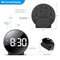 AMIR Digital Alarm Clock, LED Electronic Clock, Small Desk Clock with 2 Alarms, Snooze, Dimmable Alarm Days Set 12/24H Display, Bedside Clock for Home (Battery/Adapter not Included) - Black