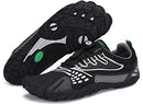 SAGUARO Unisex Barefoot Shoes/Minimalist Multisport Shoes/Zero Drop Sole & Wide Toe Box, Ebony Black, 14 Women/12 Men