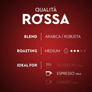 Lavazza Qualità Rossa Coffee Capsules - Compatible with Nespresso Machines - 100 Pods