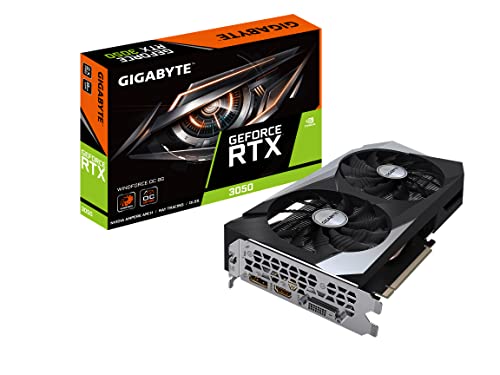 Gigabyte GeForce RTX 3050 WindForce OC 8G Graphics Card