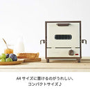 recolte Toaster Ovens Slide Rack Oven Delicat RSR-1(W) (White)【Japan Domestic genuine products】