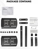 Rear Window Storage Panel Kit Compatible with Wrangler JL, Mounting Plate Kits for Recovery Traction Boards Mount Gas Can Mount
