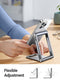 UGREEN Cell Phone Stand Adjustable Aluminum Mobile Phone Holder for Desk Compatible with iPhone 15 Pro Max 14 13 12 11 X 8 Plus 6 7 6S, Samsung Galaxy S23 S22 S21 S20 S10 S9 Smartphone Foldable Grey