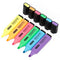 Highlighter by ZEYAR, Chisel Tip Marker Pen, Assorted Colors, Water Based, Quick Dry (6 Fluorescent Colors)