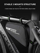 ROCKBROS Bike Bicycle Triangle Bag Bike Storage Bag Bicycle Frame Pouch Bag for MTB Road Bike Cycling Bike Accessories