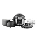 Ninja Foodi MAX Multi-Cooker [OP500UK], 9-in-1, 7.5L, Electric Pressure Cooker and Air Fryer, Brushed Steel and Black