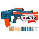 NERF Elite 2.0 Motoblitz Blaster with Scope, Motorized 10-Dart Blasting, Airblitz 6 Darts, 22 Darts, Outdoor Toys for 8 Year Old Boys & Girls, Multicolor (F5872)