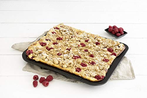 Zenker 6538 Extendable Baking Tray, Black