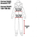 FOREST BEEKEEPING SUPPLY Premium Cotton Beekeeping Suit with Fencing Veil Suitable for Beginner & Commercial Beekeepers Brass Zippers Thumb Straps Hive Tool Pockets-Medium