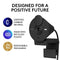 Logitech Brio 301 Full HD Webcam with Privacy Shutter, Noise Reduction Microphone, USB-C, Certified for Zoom, Microsoft Teams, Google Meet, Auto Light Correction - Black