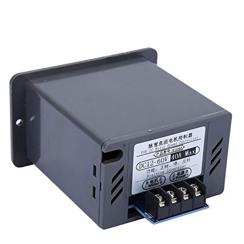 12-60V 40A PWM DC Motor Speed Controller, Brush Motor Speed Controller CW CCW Reversible Switch, Electrical Motor Controls