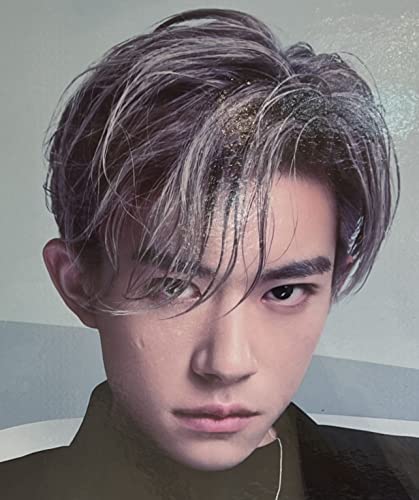 MGRANDE wig premium line 【 active top stylist produce 】 6 items set inner color line men's original wig short small face effect（jack gray DY62A）