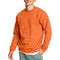 Hanes Men's EcoSmart Fleece Sweatshirt, Safety Orange, Medium