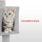 Floofi 97cm Cat Tree, Cat Tower, Cat Scratching Post, Cat Tree for Indoor Cats, Cat Condo, Cat Furniture, Cat Trees, Cat Post, Large Cat Tree, Cat Tree Tower, Cat Tower Large Cats (Light Grey)