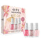 OPI NATURE STRONG Vegan Nail Polish, Natural Origin, Cruelty-Free Nail Lacquer - Trio Gift Set (Big Bloom Energy, Let Nature Take It's Quartz, Intentions Are Rose Gold)