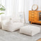 Sofa Lazy Sack - Ultra Soft Bean Bags Chairs Lazy Lounger Tatami (No Filler) Lounger Seat Bean Bag Cover Soft Beanbag Chair for Adult Teen Children,Beige