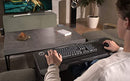 Couchmaster CYCON² Black Edition - Couch Gaming Desk for Mouse & Keyboard (for PC, PS4/5, Xbox One/Series X), Ergonomic lapdesk for Couch & Bed