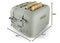 De'Longhi Argento Flora, 4 Slice Toaster, CT04GR, Peppermint Green