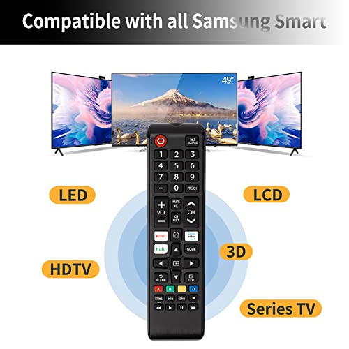 【Pack of 2】 New Universal Remote for All Samsung TV Remote, Replacement Compatible with All Samsung Smart TV, LED, LCD, HDTV, 3D, Series TV