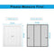 SANJIANKER Magnetic Door Screen, Durable Fiberglass Mesh Curtain Heavy Duty Screen Door for Sliding Doors, Patio, Pet and Kid Friendly, Fits Doors up to 72" x 80"