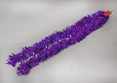 SHATCHI 1.8m/6Ft Purple Luxury Deluxe Chunky Christmas Tinsel Garland Xmas Tree Decorations