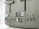 De'Longhi Argento Flora, 4 Slice Toaster, CT04GR, Peppermint Green