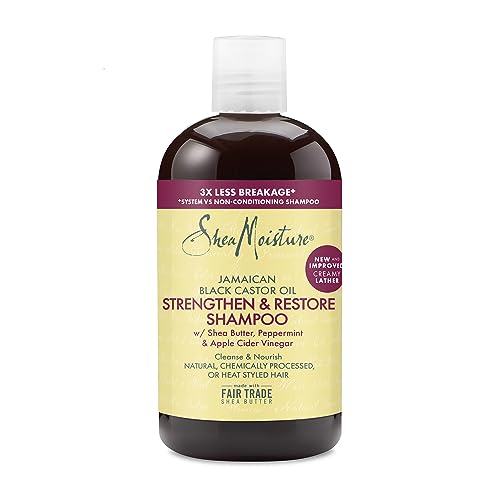 Shea Moisture Jamaican Black Castor Oil Strengthen and Restore Shampoo, 384 ml